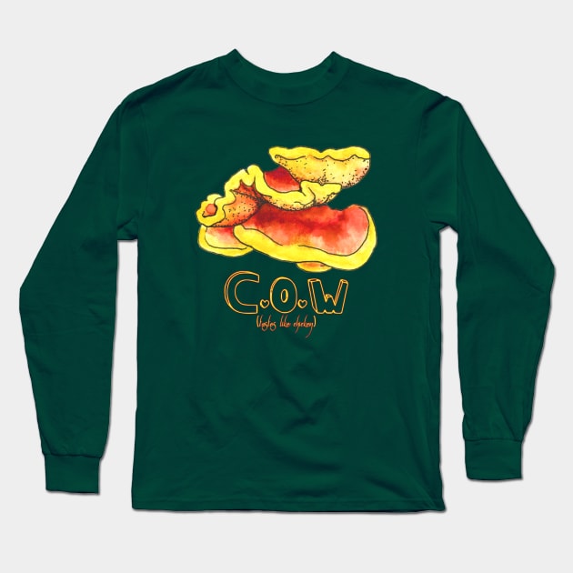 Chicken Of The Woods Long Sleeve T-Shirt by ThisIsNotAnImageOfLoss